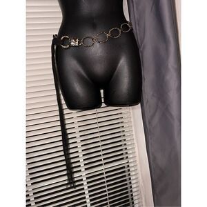 Nice Women's Chain Belt Wallet Loop metal stain One Size Ring Biker Punk Hip Wai